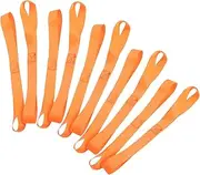 Alipis 25mm Soft Loops Tie Down Straps Vehicle Straps for Motorcycles Atvs Utvs Bicycles Non-Slip Texture