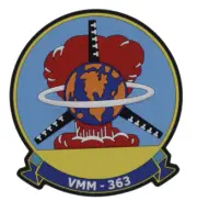 4" MARINE CORPS VMM-363 THURSDAY THROWBACK HOOK & LOOP PVC PATCH