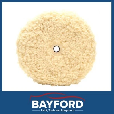 3M-5753 LAMBS WOOL BUFF PAD QUICK RELEASE COMPOUNDING PAD DOUBLE SIDED 8" 203mm