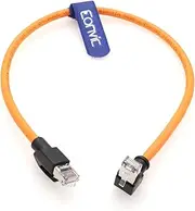 Eonvic RJ45 to RJ45 Male Cat6 26AWG High Flex Industrial Ethernet Cable Multi-Angle Gigabit 8 Core Cable for Industrial Switches Cameras PoE Devices