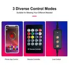 9W 150CM/59Inches BT Connected LEDs RGB Corner Floor Lamp Standing Light A Tm