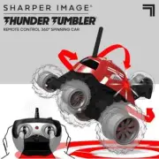 Sharper Image® Thunder Tumbler Remote Control Car, with LED Lighting, 360 Spins