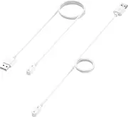 Magentic Charger Cable Intended for Keep B4 Smatrwatch Replacement USB Charging Cord Accessories Intended for Keep B4 (White&White)