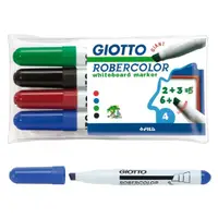 在飛比找momo購物網優惠-【義大利GIOTTO】兒童專用白板筆(寬筆頭4色)