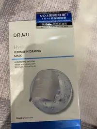 在飛比找Yahoo!奇摩拍賣優惠-DR.WU玻尿酸保濕微導面膜3片*24ml