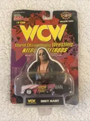 Racing Champions WCW Nitro Streetrods Bret Hart 56 Chevy Nomad Black SR