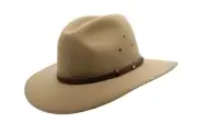Akubra Hat - Australian Made -Country Style -Coober Pedy SANTONE -Authentic 59cm