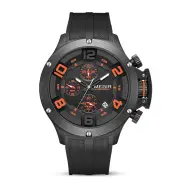MEGIR Men Fashion Sport Quartz Watches Big Dial Multi-functional Watch Chronograph Waterproof Luminous Wristwatches Date