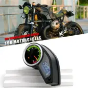 Motorcycle LED Speedometer LCD Screen Digital Waterproof Odometer Guage Black