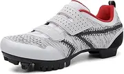 SUMECH Mens MTB Cycling Shoes Mountain Bike Shoes Breathable Stable Comfortable with SPD Cleats Rider Shoes MTB Bicycle Outdoor Shoes