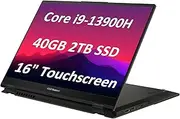 ASUS Vivobook S 16 Flip 2-in-1 Laptop (16" FHD+ Touchscreen, Intel 14-Core i9-13900H, 40GB RAM, 2TB SSD) for Creator, Photographer, Designer, Backlit Keyboard, 1080p IR Webcam, Win 11 Pro w/Copilot
