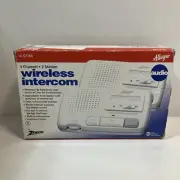 Zenith ALG 1188 - Wireless Intercom 3 Channel 2 Stations - New In Open Box