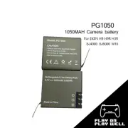 3.7V Action Camera Battery PG1050mAh - H9 H9R H3 H3R H8PRO H8R SJ4000 SJCAM M10