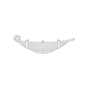 Triangle Suspension 50-215 Hendrickson, R Spr, Lvs:12/Pd ; Oem# Ba30840; Se