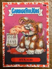 2020 GARBAGE PAIL KIDS LATE TO SCHOOL 14b AVA ALIBI RED CARD 42/75