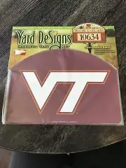 Yard Designs Magnetic Yard Art Virginia Tech Hokies Brand New Made In USA