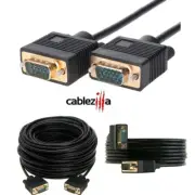 SVGA Male/Male Cable for PC Monitor Projector HDTV- High Quality 3FT - 100FT LOT