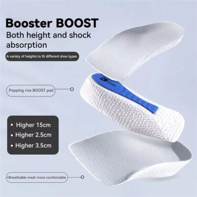 Orthopedic High Pads Arch Support Insole Height Increasing Insole Half Pad