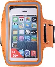 COMVIP Waterproof Outdoor Running Sport Arm Belt Bag Phone Pouch Case Orange M