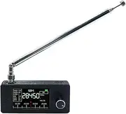 SI4732 0.5-108mhz Portable Radio LSB USB AM FM Pocket Mini Radio 1.9inch IPS Screen FM/AM Radio with Telescopic Antenna HF SW MW VHF Radio