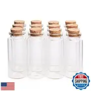 Danmu 30ml 1.18" x 2.75" Potion Bottles,Glass Bottles with Cork Stopper,Mini