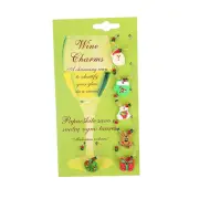 6 Pcs Drink Trinkets Wine Glass Jewelry Glass Charms Christmas Marker