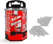Goldblatt 100-Pack Utility Blades Premium Tempered SK2M Steel with Dispenser (G08283)