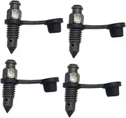 GLEAVI 4pcs Car Brake Pump Cap and Exhaust Screws Set for Motorcycle Drain Oil Screw Bolt Bleeder Screw Made of Materials