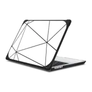 MacBook Air 13-inch (M2 - M4) Bounce Case Ab Tri Black on White