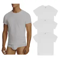 在飛比找momo購物網優惠-【Calvin Klein 凱文克萊】3件組 男短袖上衣(c