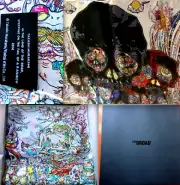 TAKASHI MURAKAMI LIMITED EDITION 300 Print Scarf French Silk 村上隆 RARE BROAD NEW!
