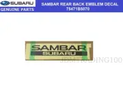 SUBARU SAMBAR REAR BACK EMBLEM STICKER DECAL SEAL GENUINE PARTS