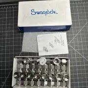 10-Swagelok Stainless Branch Tee Fitting, 3/8" OD Tube x 1/4" FNPT, SS-600-3TTF