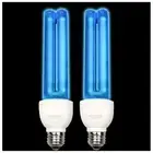 BAIMNOCM 2Pack UV Light Bulb with Ozone 25 Watt UVC Bulb 185nm 254nm E26 2 Count
