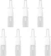 Pack Empty Refillable Nasal Spray Bottles - 20ml Fine Mist Sprayer for Perfume, Toner, Face Spray, Essential Oils (Clear)