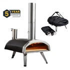 OONI Fyra 12 Portable WoodFired Pellet Outdoor Pizza Oven & Cover Bundle