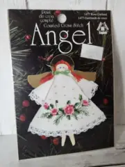 Counted Cross Stitch Angel #1477 "Rose Garland"