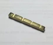 Genuine Solid Brass Slotted NUT GOLD 38mm for 4 String Bass Guitar Neck Slot