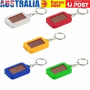 Mini Portable Solar 3 LED Light Keychain Outdoor Camping Tools Torch Flashlight
