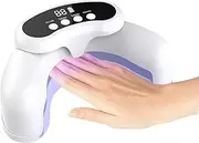 UV Nail Lamp - Curing Lamp For Gel Nails | Nail Dryers For Nail Polish And Gel | Gel Nail Polish UV LED Lamp | Foldable Light Tool Rapid Drying For Salon Studio Home Manicure Fingernails Crafting