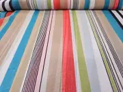 Stripe Chiffon Fabric Apparel Fashion Fabric Bright Geometric By The Yard