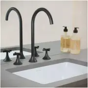 Swiss Madison SM-BF101 Daxton 1.2 GPM Widespread Bathroom Faucet - Black