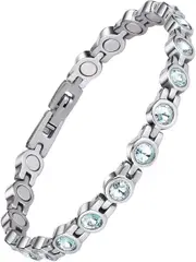 Link Bracelet Ladies Bracelet Magnetic Bracelet For Arthritis Clasp Health