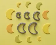 Moon Polymer Clay Cutter Set | Clay Tools | Maxi Set Mini Clay cutters
