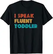 [X.Style] I Speak Fluent Toddler Pediatric Infant Doctor ds868 T-Shirt (S) Black