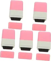 Sewroro 5pcs Workmanship Confidentiality Function Roller Stamp for Bills Credit Cards Bank Statements