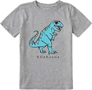 [LIFE IS GOOD] Kids Rad Roarsome Dino Short Sleeve Crusher Tee