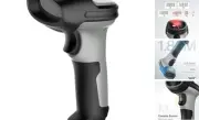 Bluetooth Barcode Scanner, 1 Charge 180 Days Standby, 35m Range, Automatic