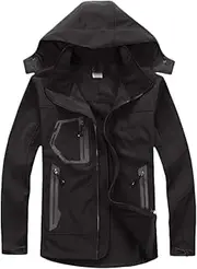 [Generic] Wind Proof Fleece Softshell Windproof Soft Coat Jacket Mens Full Fleece
