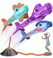 Dino Blasters, Rocket Launcher for Kids - Soars 100 Feet. Kids Outdoor Toys, Bir